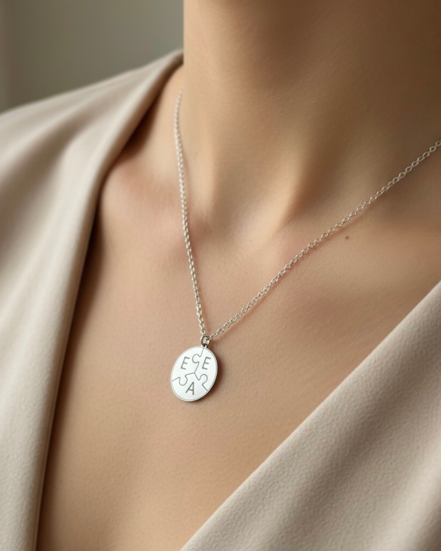 Collana Puzzle tondo