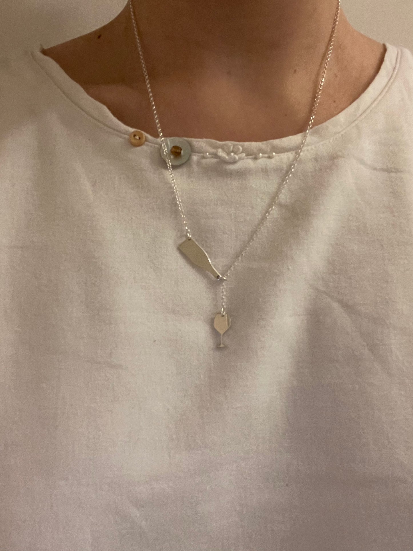 Collana Saliscendi Champagne