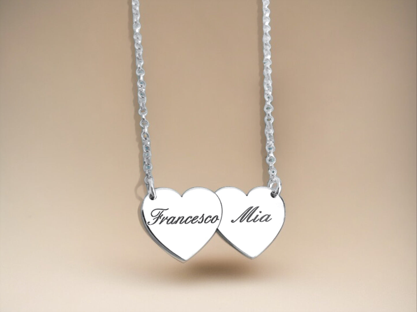 Collana 2 cuori