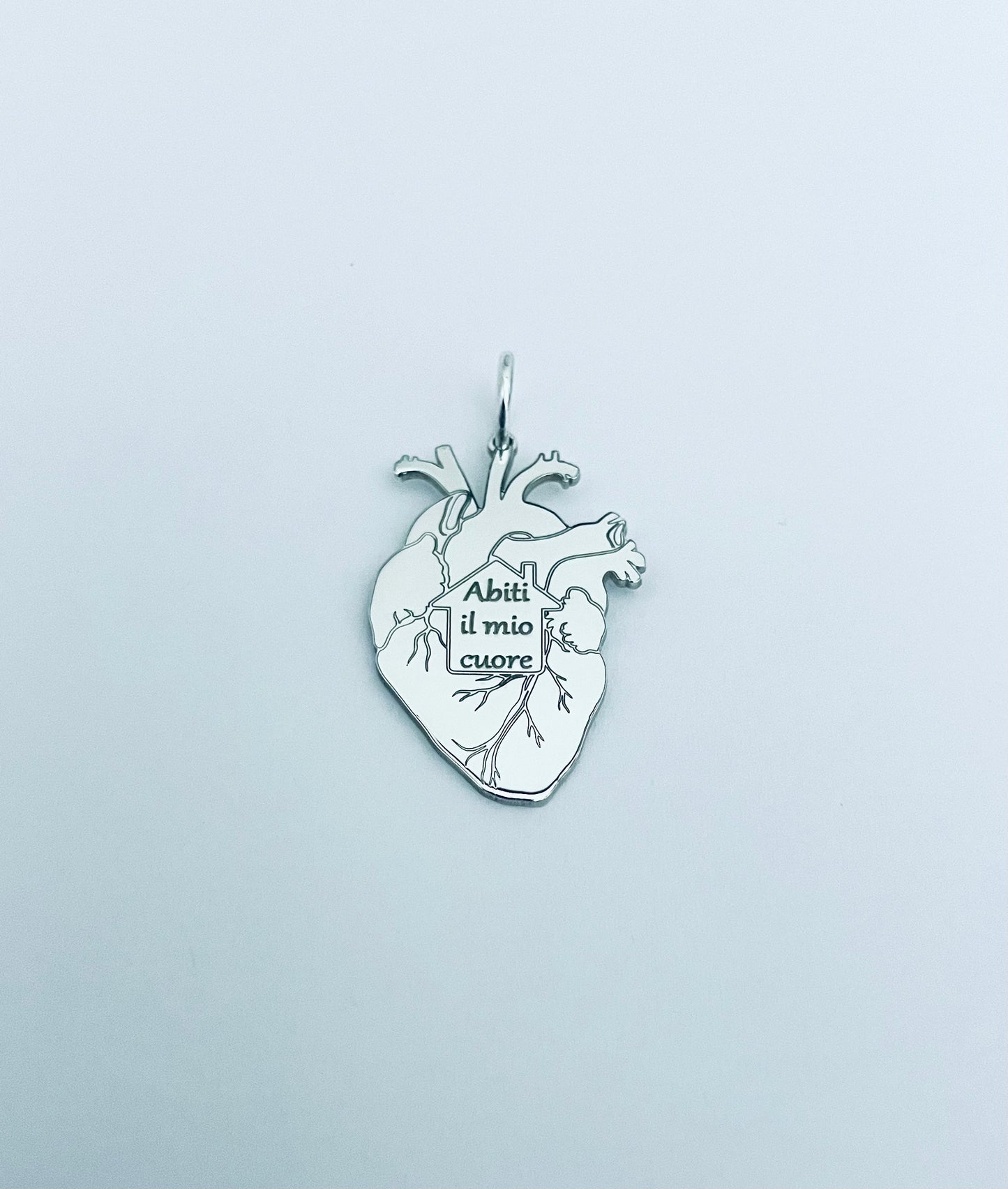 Ciondolo Cuore Casetta