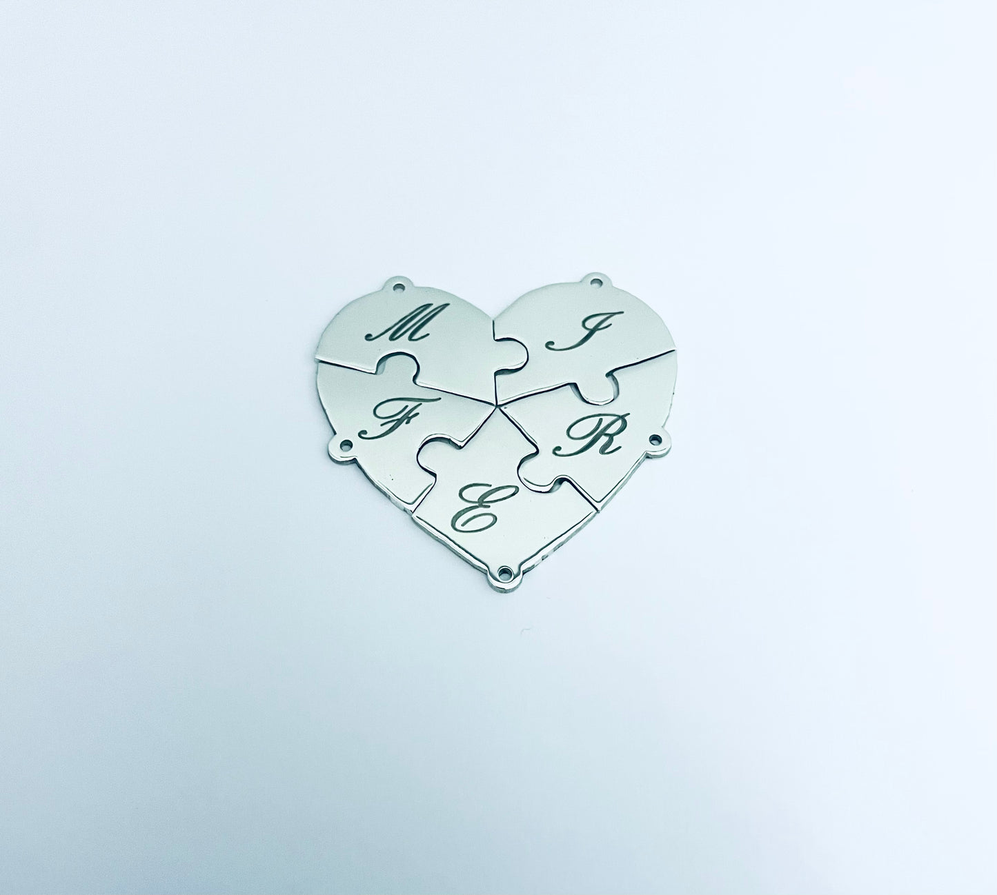 Ciondolo Puzzle cuore