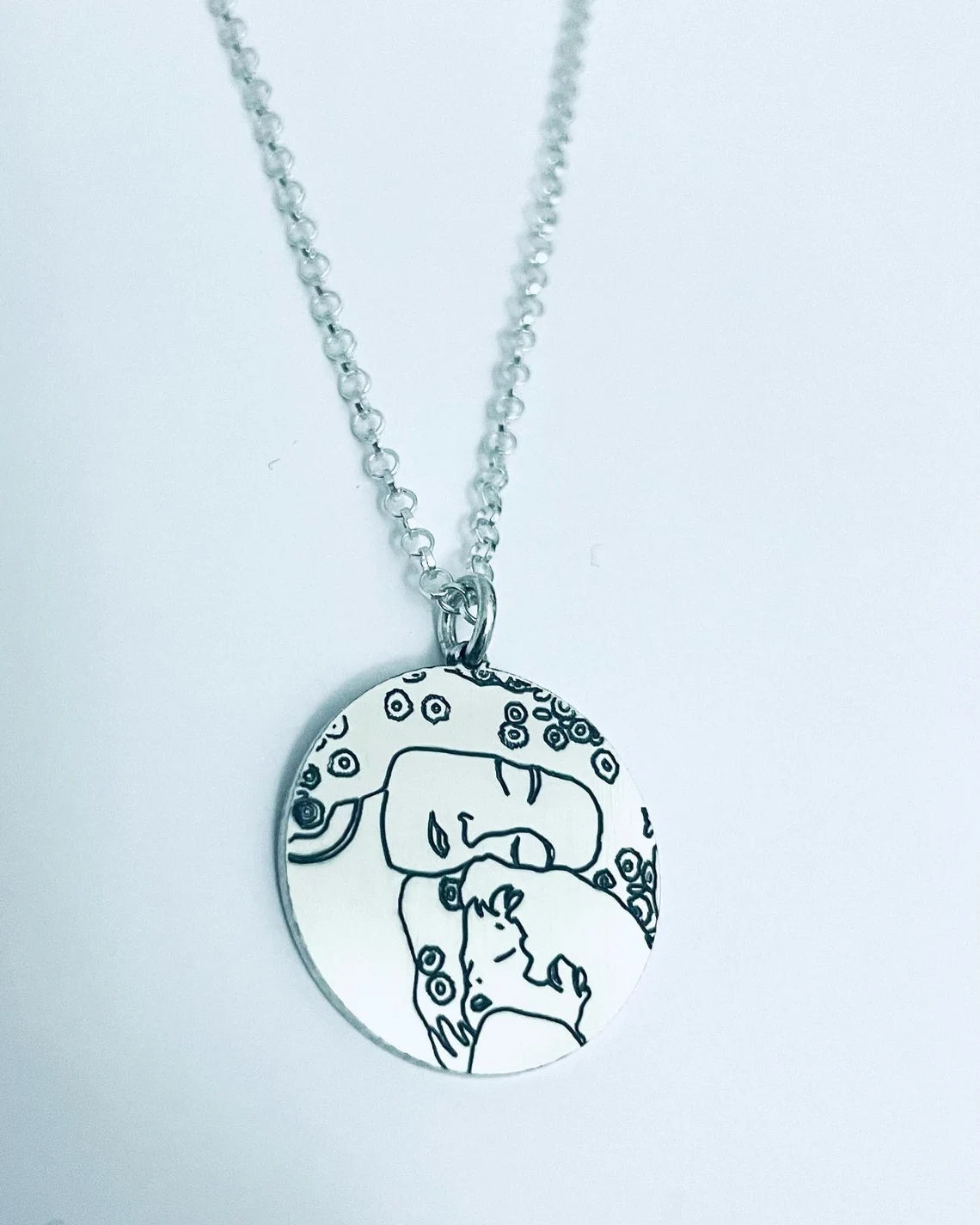 Collana con Ciondolo Tondo Personalizzato