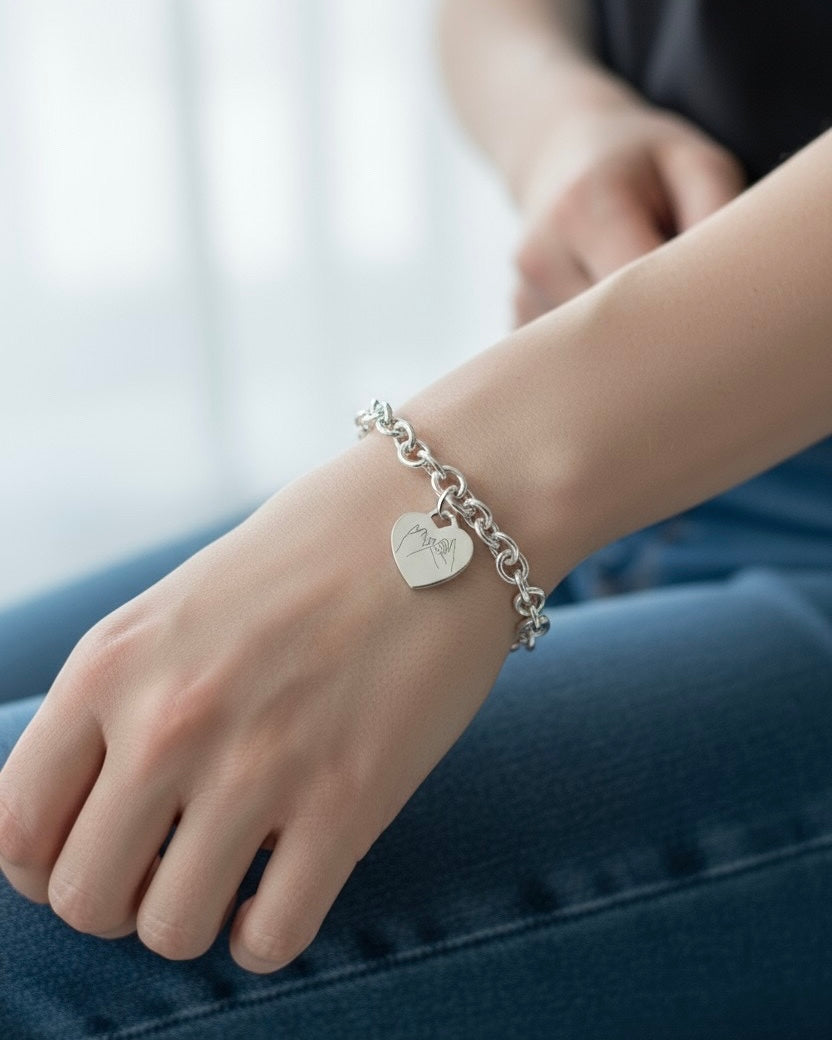 Bracciale Catena con Ciondolo