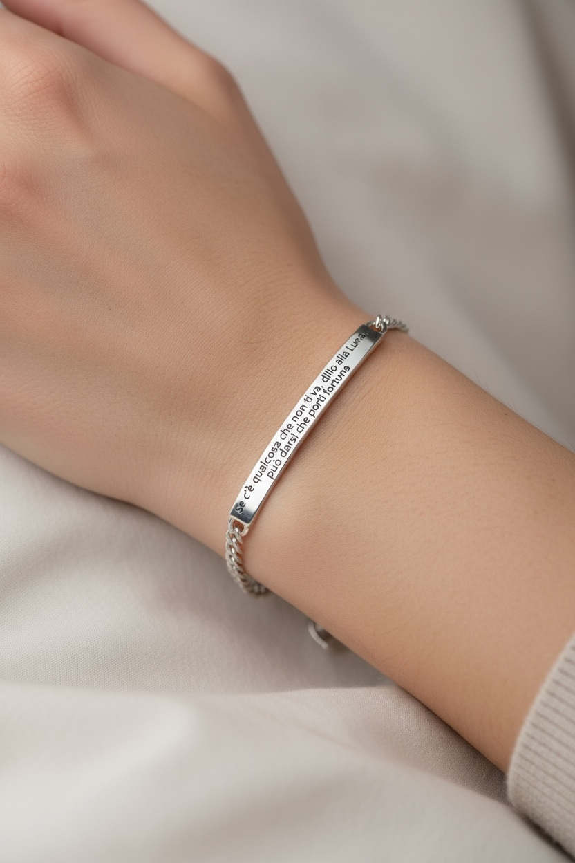 Bracciale con Piastrina