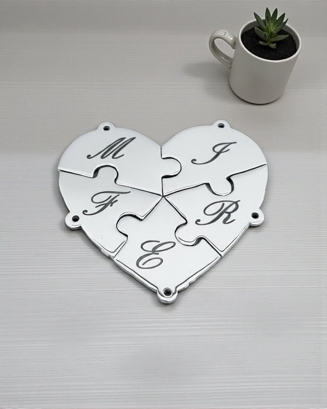 Ciondolo Puzzle cuore