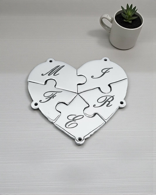 Ciondolo Puzzle cuore