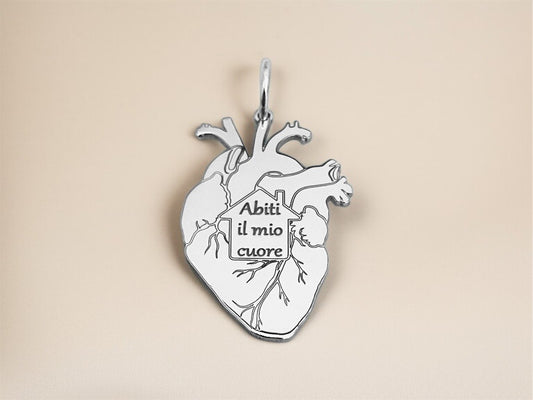 Ciondolo Cuore Casetta