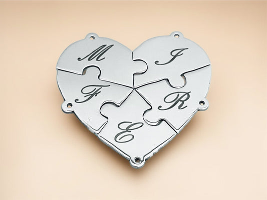 Ciondolo Puzzle cuore