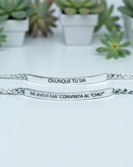 Bracciale con Piastrina