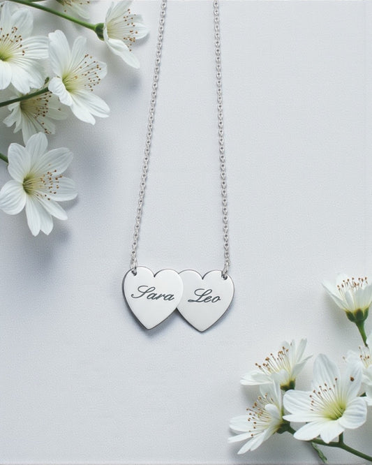 Collana 2 cuori