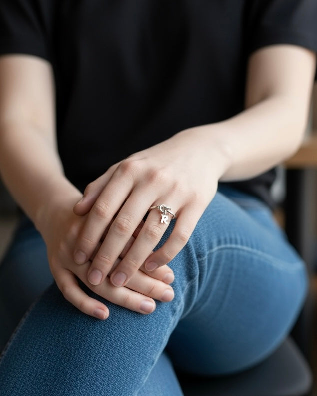 Anello Nodo Letterina