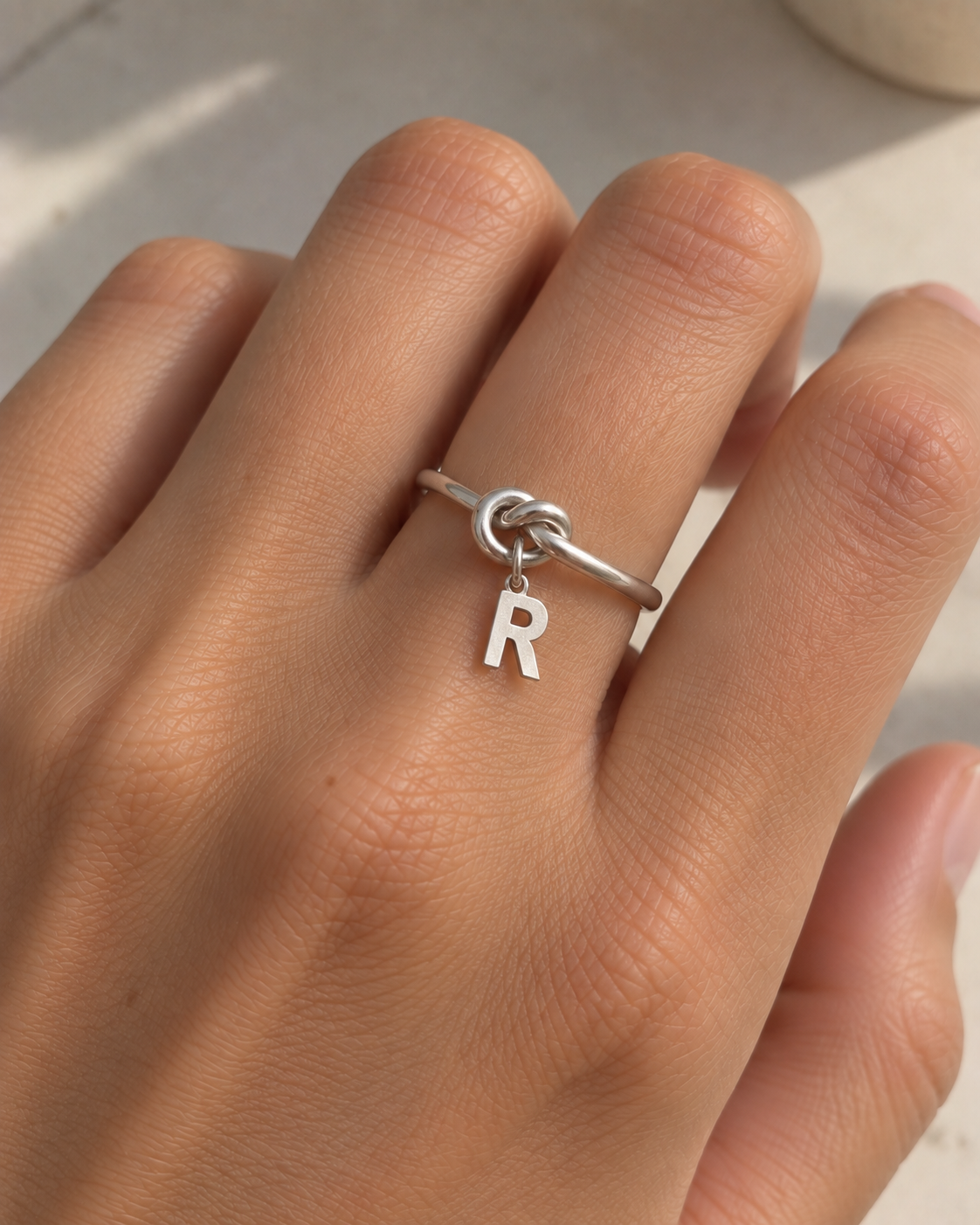 Anello Nodo Letterina