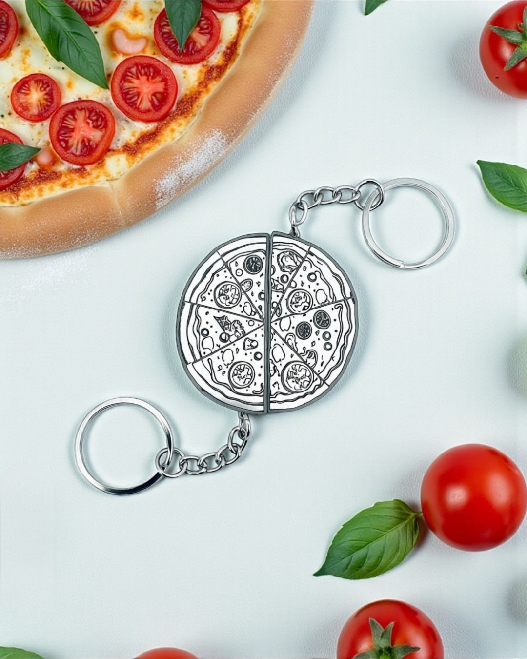 Portachiavi Doppio Pizza