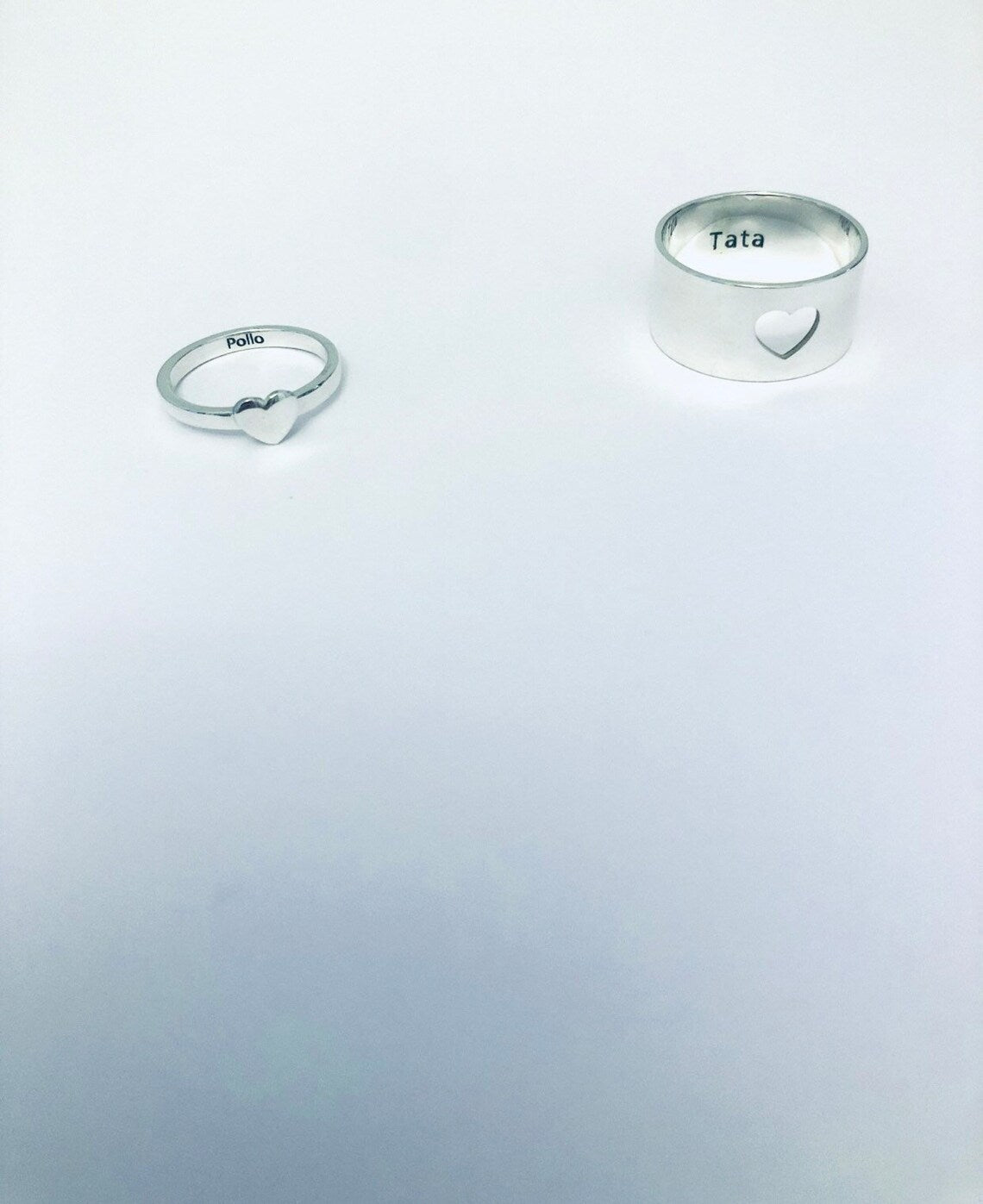 Anelli Fascione e Fedina Cuore