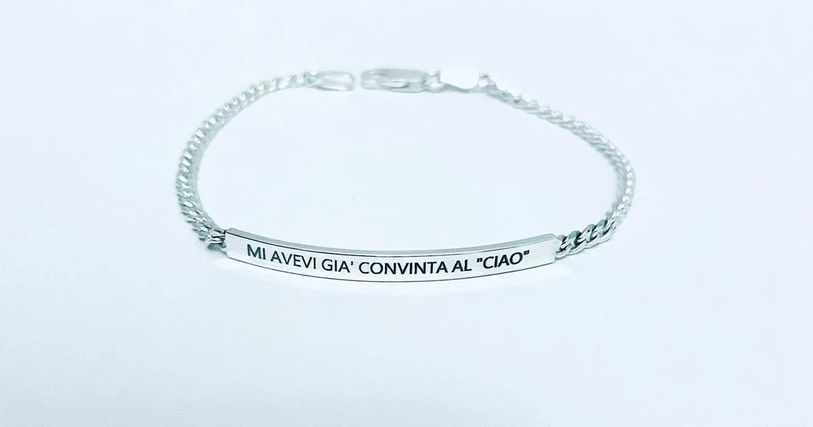 Bracciale con Piastrina