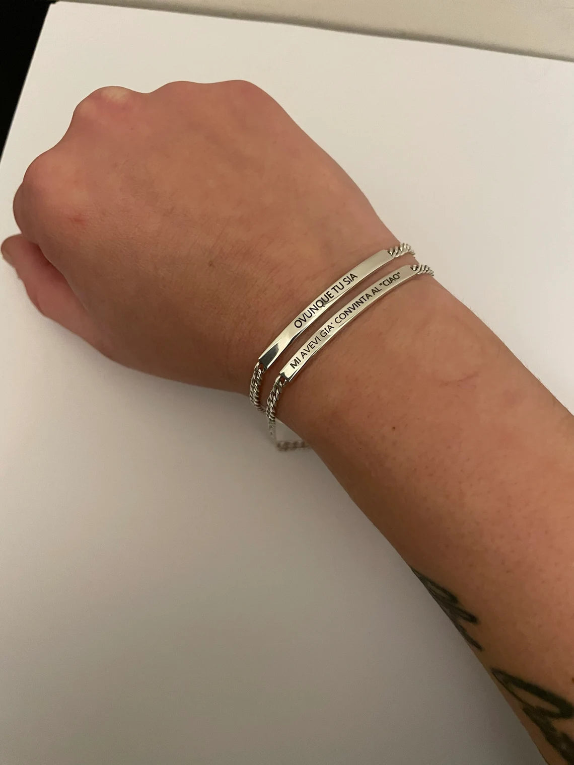 Bracciale con Piastrina